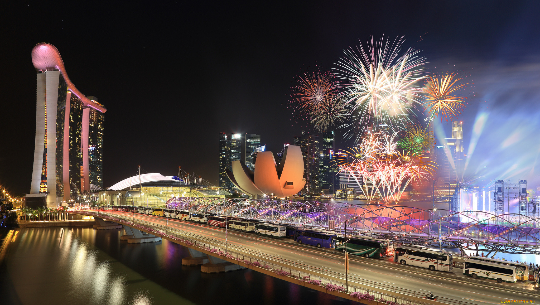 Обои Singapore NDP 2014 Города Сингапур (Сингапур), обои для рабочего ...